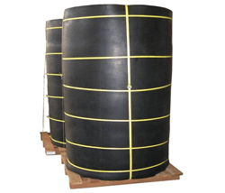 Hamerslag antislip rubber op rol geschikt als koematras