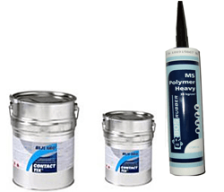 Lijm en kit om rubber te verlijmen