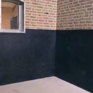 Rubber tegen wand paarden stal