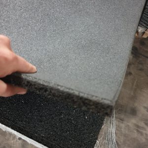 Rubbertegel voor fitness